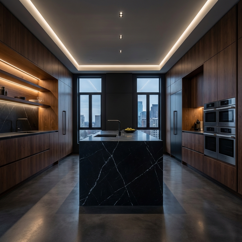 Cozinha de luxo moderna